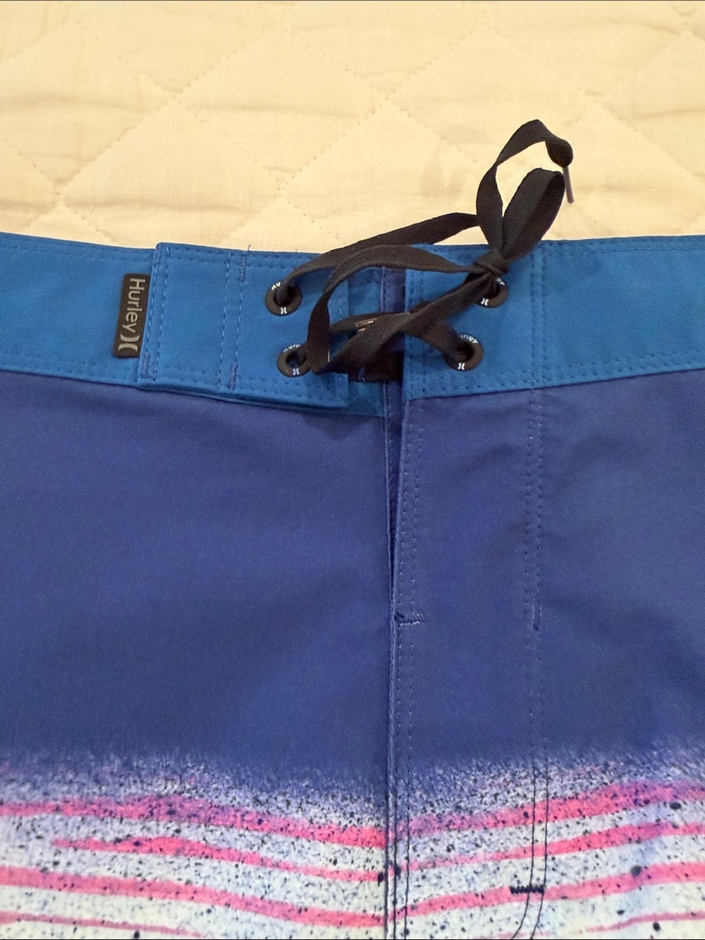 Hurley Gradient Blue Teal & Pink Swim Board Shorts - Picture 6 of 6
